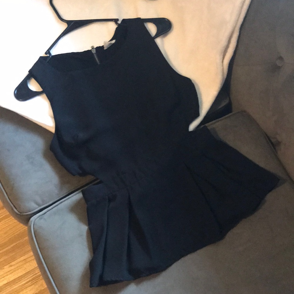 Black dressy top. Size: Small